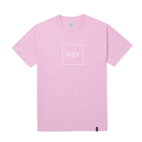 OUTLINE BOX LOGO TEE-PINK